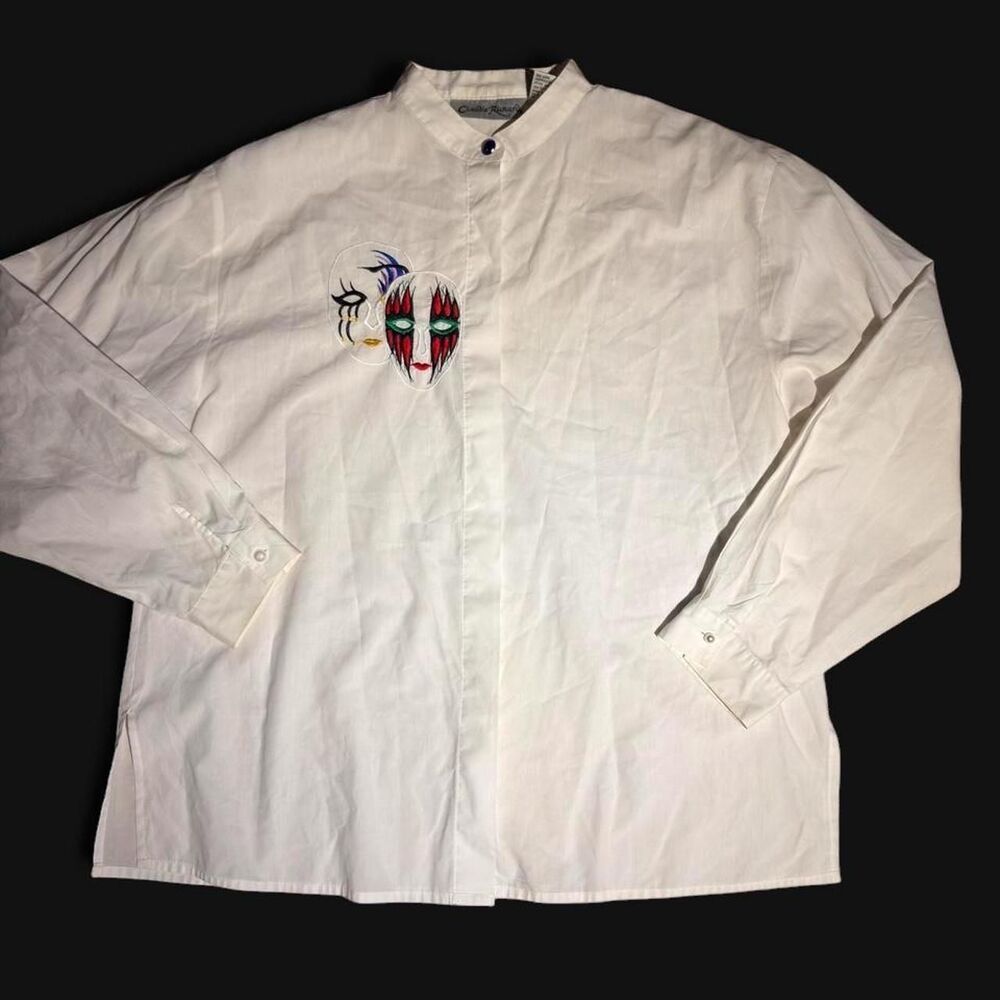 Claudia-richard Men's White Shirt